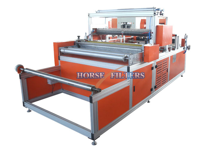 filter cartridge fabric folding machine